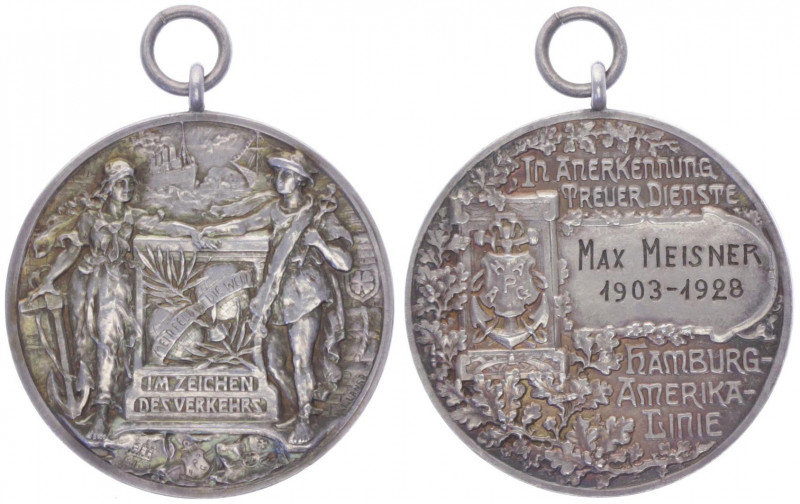 Silbermedaille, 1928
Deutschland, Weimarer Republik 1919 - 1933. zum Verdienste ...