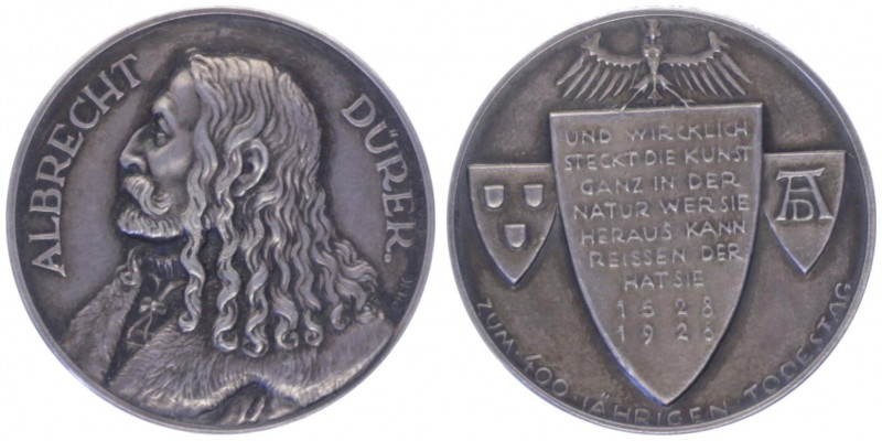 Silbermedaille, 1928
Deutschland, Weimarer Republik 1919 - 1933. auf den 400sten...