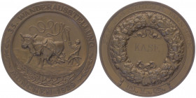 Bronzemedaille, 1929
Deutschland, Weimarer Republik 1919 - 1933. auf die landw. Wanderausstellung.. München
104,47g
vz