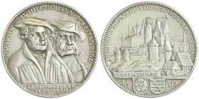 Silbermedaille, 1930
Deutschland, Weimarer Republik 1919 - 1933. Veste Coburg, von K. Goetz.. 19,85g
stgl