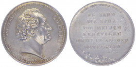 Silbermedaille, 1932
Deutschland, Weimarer Republik 1919 - 1933. 100ster Todestag von Goethe.. 29,22g
vz