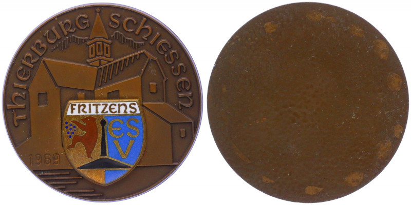 Bronzemedaille, 1969
Deutschland, BRD. Schützenmedaille Thierburg / Fritzens, ei...