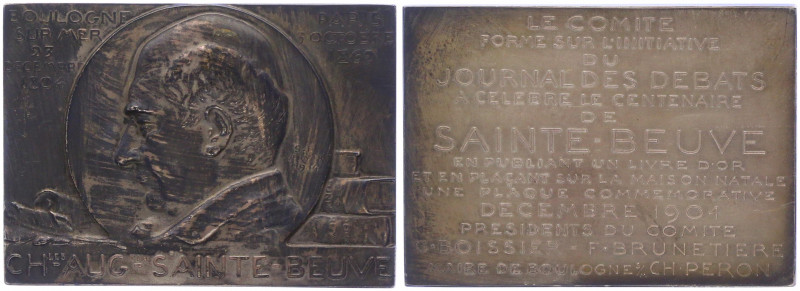 Silbermedaille, 1904
Frankreich. von E. Vernier, auf Charles Ausgustine Saint Be...