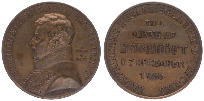 Bronzemedaille, 1813
Schweden. auf Freiherr Bror Cederström.. 14,69g
stgl