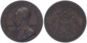 Franz Joseph I. 1848 - 1916
Kupfermedaille, 1888. auf Joseph Helfert, Rechtswissenschafter.
Wien
58,17g
vz/stgl