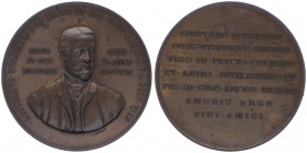 Franz Joseph I. 1848 - 1917
Bronzemedaille, 1890. auf Leopold Borschke, Jurist.
Wien
70,08g
vz
