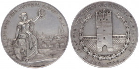 Franz Joseph I. 1848 - 1916
Silbermedaille, 1899. zum 1100jährigen Jubiläum der Stadt Iglau.
Wien
27,80g
vz