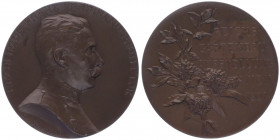 Franz Joseph I. 1848 - 1916
Bronzemedaille, 1901. auf die Reichsgartenbauausstellung in Wien.
Wien
47,85g
ss/vz