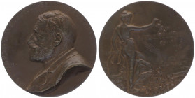 Franz Joseph I. 1848 - 1916
Kupfermedaille, 1903. auf Ferdinand von der Saar 1833 - 1903.
Wien
83,15g
vz/stgl