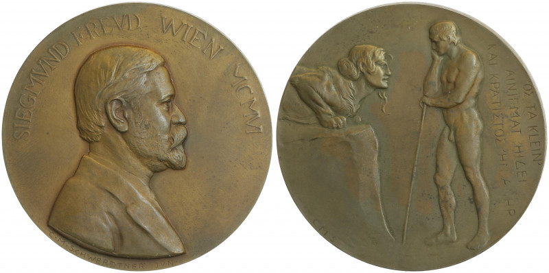 Franz Joseph I. 1848 - 1916
Bronzemedaille, 1906. von C.M. Schwerdtner jun.) auf...