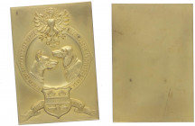Franz Joseph I. 1848 - 1916
Bronzemedaille, 1908. vergoldet, auf den Veein der Rassehundezucht in Deutsch Tirol, in Original Etui.
58,09g
stgl