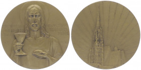 Franz Joseph I. 1848 - 1916
Bronzemedaille, 1912. auf den Eucharistischen Kongress in Wien.
Wien
44,62g
vz