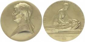 Franz Joseph I. 1848 - 1916
Bronzemedaille, 1916. vergoldet, auf Erzherzogin Maria Therese / Schwester Michaela
Wien
111,91g
stgl