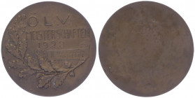 Bronzemedaille, 1923
einseitig, auf die Ö:L:V Meisterschaften.. 38,51g
vz