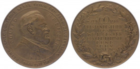 Bronzemedaille, 1928
zum 60jährigen Bestandsfest des Kremserbundes in Wien.. Wien
vz