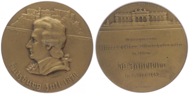 Bronzemedaille, 1930
O. Thiede auf die 50-Jahrfeier des Gesangsvereins österreic...