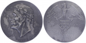 Bronzemedaille, 1954
versilbert, auf die olympischen Festwochen.. 88,25g
vz