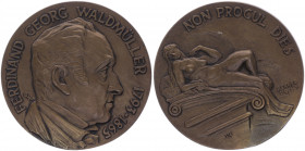 Bronzemedaille, 1967
auf Ferdinand Georg Waldmüller (1793 - 1865). 238,80g
vz/stgl