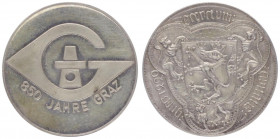 Silbermedaille, 1970
auf die 850 Jahre Graz.. Graz
10,20g
stgl