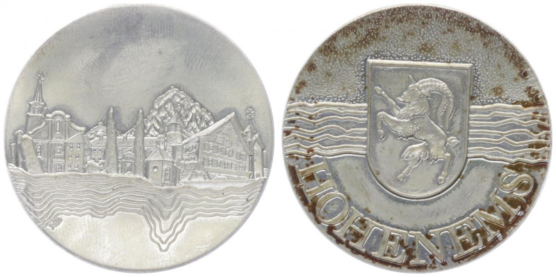 Silbermedaille, o. Jahr
auf die Stadt Hohenems.. Wien
14,17g
stgl