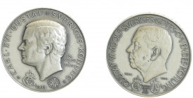 AG Medaille 1973, auf Carl XVI Gustav
Schweden. stgl