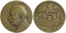 Bronzemedaille 1935, auf Christian Pfister, Historiker
Schweiz. vz/stgl