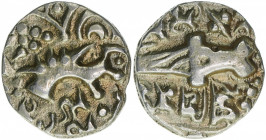 Hunnic Tribes, Kidarites, Vinayaditya
Hunnen. Dinar, late 5th century AD.. 5,56g
Friedberg 234
vz