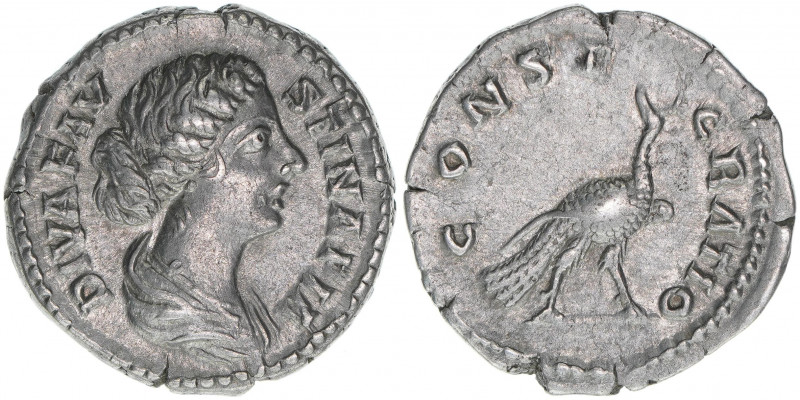 Faustina Minor II. +176
Römisches Reich - Kaiserzeit. Denar. Av. Kopf nach recht...