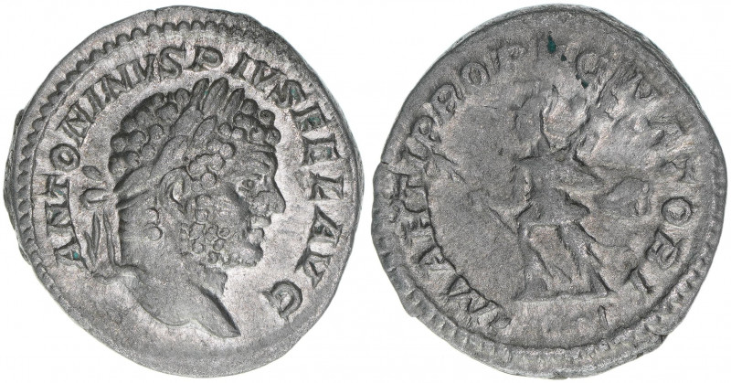 Caracalla 198-217
Römisches Reich - Kaiserzeit. Denar, 213. Av. Kopf nch rechts ...