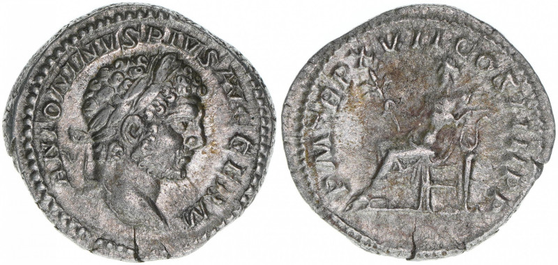 Caracalla 198-217
Römisches Reich - Kaiserzeit. Denar. Av. Kopf nach rechts ANTO...