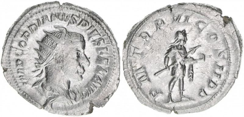 Gordianus III. Pius 238-244
Römisches Reich - Kaiserzeit. Antoninian. Av. Kopf n...