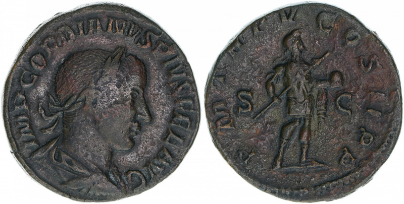 Gordianus III. Pius 238-244
Römisches Reich - Kaiserzeit. Sesterz, 241-243. Av. ...