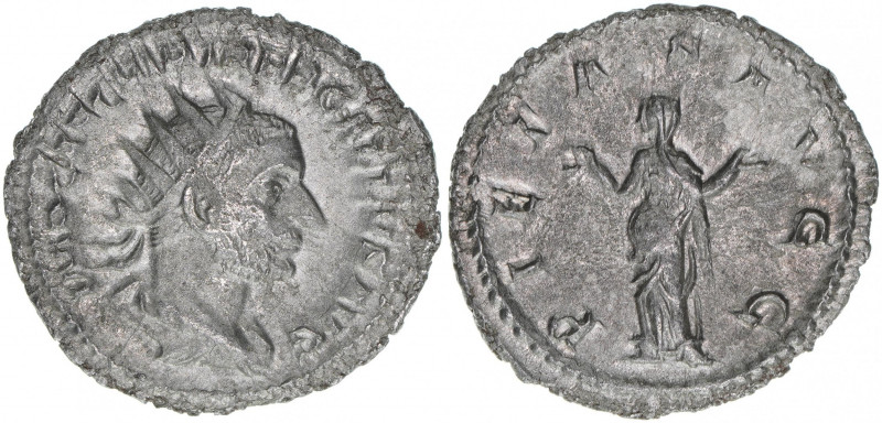 Trebonianus Gallus 251-253
Römisches Reich - Kaiserzeit. Antoninian. Av. Kopf na...