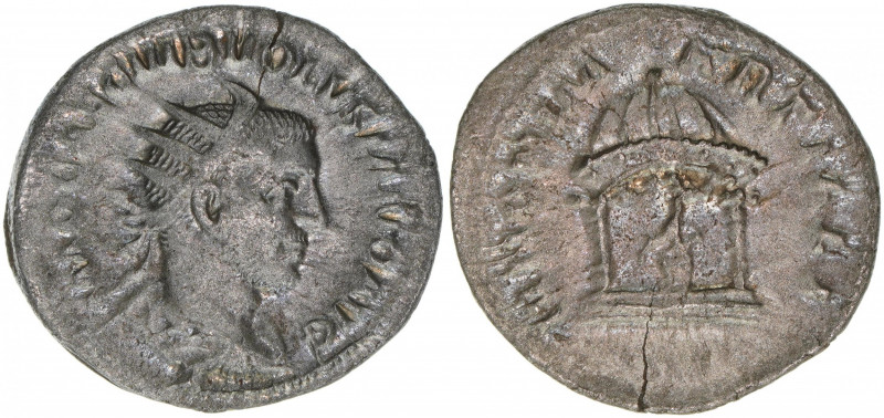 Volusianus 251-253
Römisches Reich - Kaiserzeit. Antoninian, 252. Av. Kopf nach ...