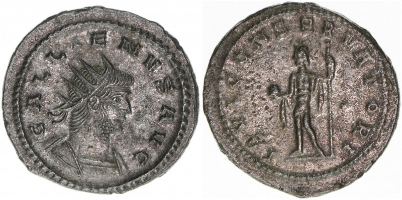 Gallienus 259-268
Römisches Reich - Kaiserzeit. Antoninian. Av. Kopf nach rechts...