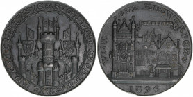 Antwerpen
Belgien. Gedenkpfennig 1894. aan de Wijk oud Antwerpen mit Durchmesser 67mm
203,57g
vz