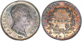 Napoleon
Frankreich. 1 Franc, an 13. 4,98g
Gadoury 443
vz-