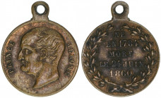 Prinz Jerome 1784-1860
Frankreich. Medaille, 1860. auf seinen Tod - 14mm
1,26g
ss-