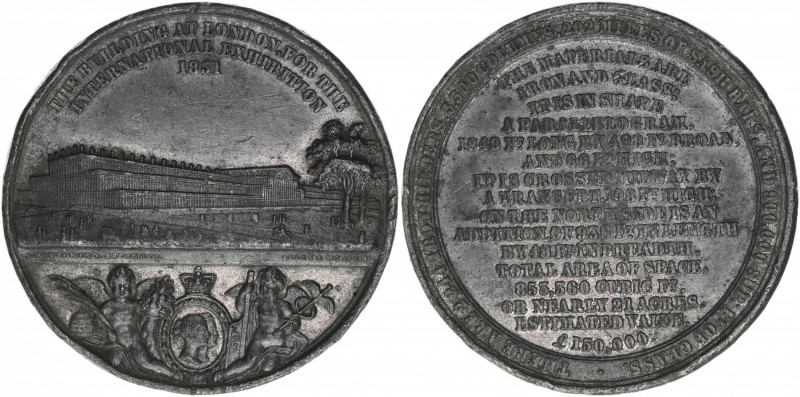 Zinnmedaille, 1851
Großbritannien. aus Anlass der internationalen Ausstellung in...