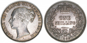 Queen Victoria
Großbritannien. One Shilling, 1852. 5,63g
Khant/Schön 101
ss