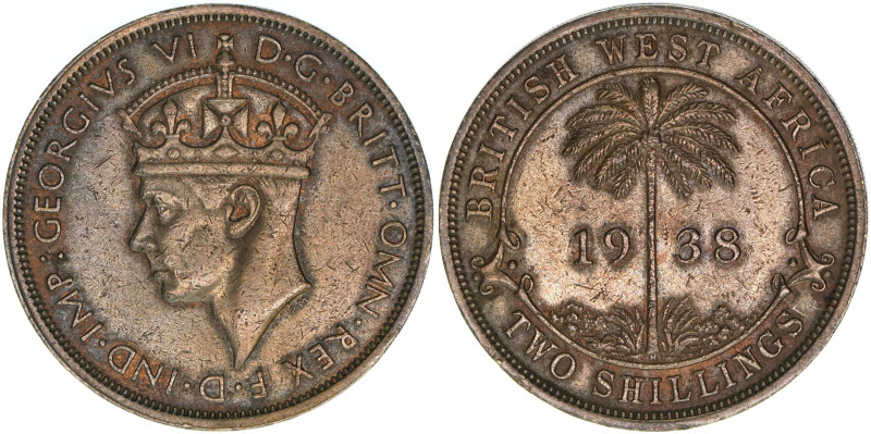 King Georg VI.
Großbritannien. Two Shilling, 1938. 11,21g
ss/vz