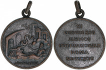 Internationaler Medical Congress Rom
Italien. Bronzemedaille, 1894. 36mm mit Originalaufhängung
26,78g
ss