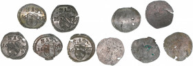 Reichsstadt Nürnberg
Altdeutschland. Lot mit 5 Pfennigen. 1682, 1683, 1685, 1686, 1687
meist vz und besser