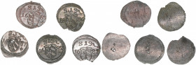 Reichsstadt Nürnberg
Altdeutschland. Lot mit 5 Pfennigen. 1682, 1683, 1685, 1686, 1687
meist vz und besser