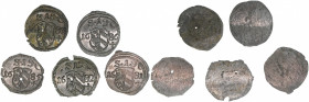 Reichsstadt Nürnberg
Altdeutschland. Lot mit 5 Pfennigen. 1681, 1682, 1683, 1685, 1686
meist vz und besser