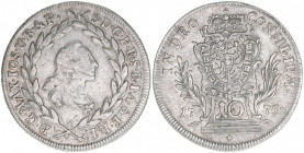 Maximilian III. Joseph 1745-1777
Bayern. 10 Kreuzer, 1775. 3,75g
Schön 110
ss-