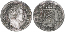 Ludwig I.
Bayern. 1 Kreuzer, 1835. 0,68g
AKS 87
ss