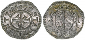 1 Kreuzer, 1678
Reichsstadt Nürnberg. 0,77g. Kellner 326
vzstfr