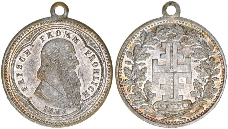 Turnvater Jahn
Deutsches Reich - Medaillen. Silbermedaille, ohne Jahr. Turnvater...