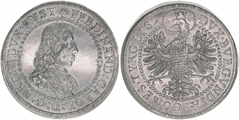 Erzherzog Ferdinand Carl 1632-1662
Doppeltaler, ohne Jahr. Hall
57,60g
Dav.3363
...